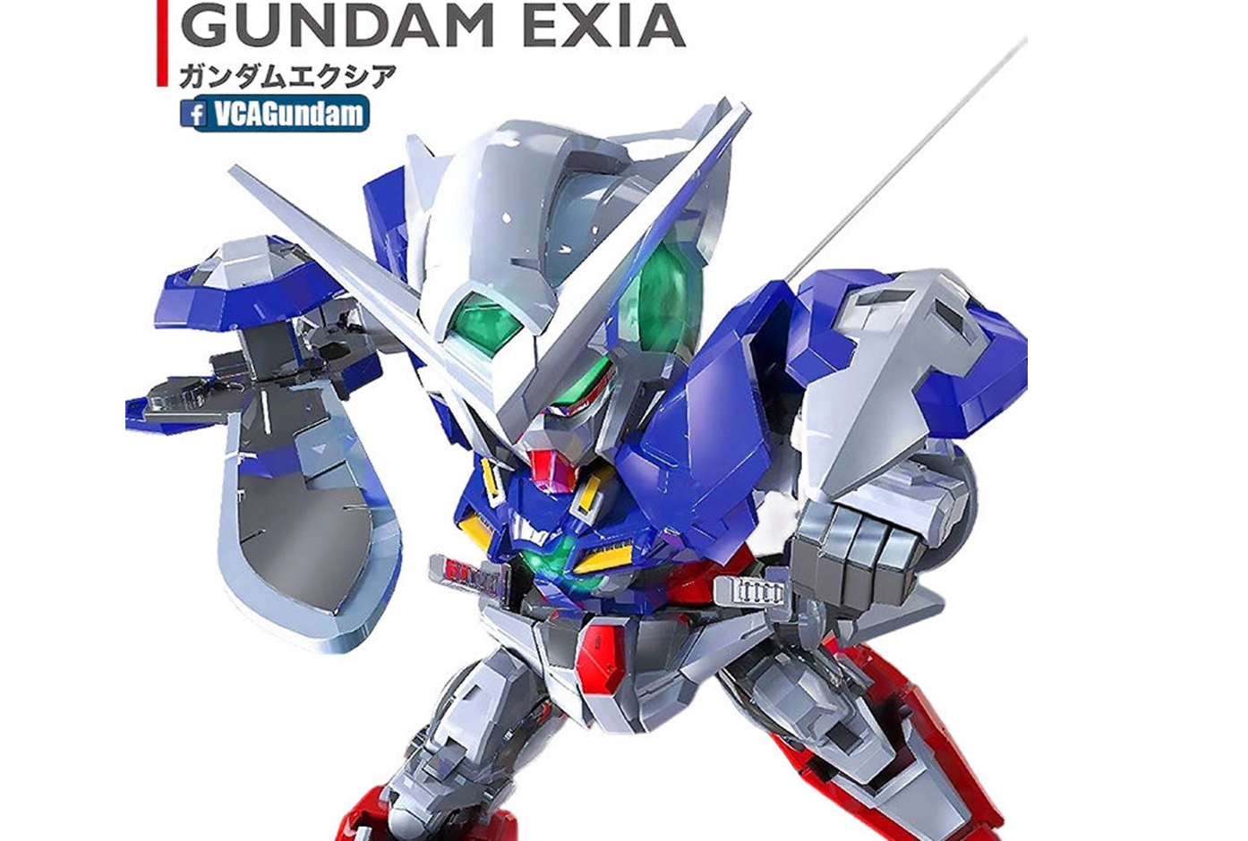 拼完咯！SDEX GN-001 Gundam Exia